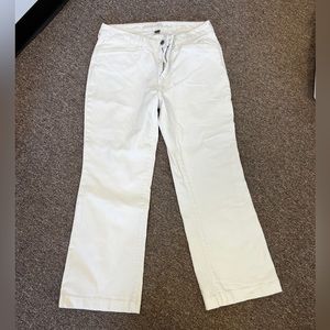 Eddie Bauer Curvy Trouser, White Denim